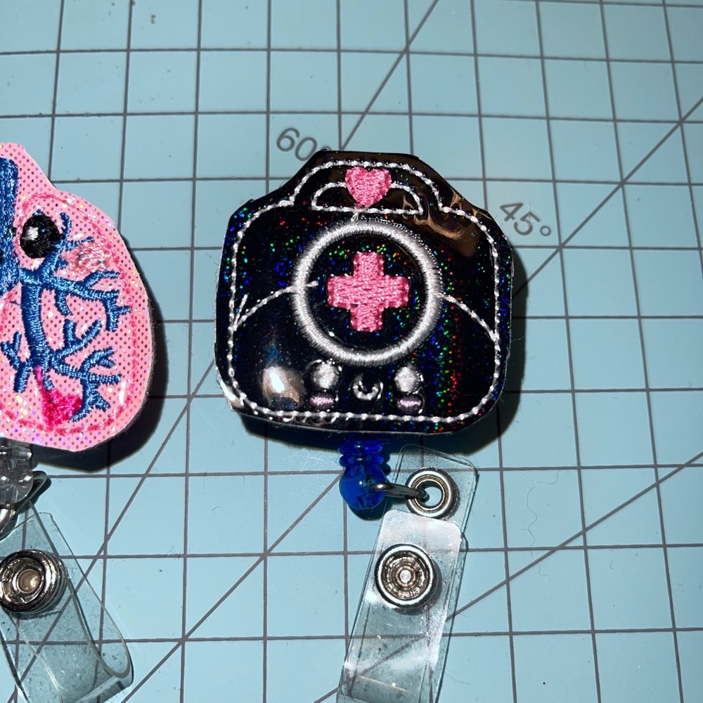 Dr bag badge reel